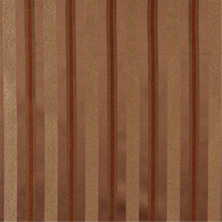 Designer Fabrics 54 in. Wide Striped Green- Brown And Gold Damask Upholstery And Window Treatment Fabric E625